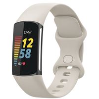 imoshion Silikonband für das  Fitbit Charge 5 / 6 - L - Beige
