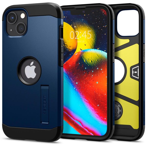 Spigen Tough Armor Case für das de Apple iPhone 13 - Navy Blue