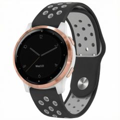 imoshion Silikon-Sportarmband -   Universelle 18 mm Anschluss - Black / Grey