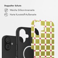 Selencia Vivid Rückabdeckung mit MagSafe Apple iPhone 17 - Check This Olive