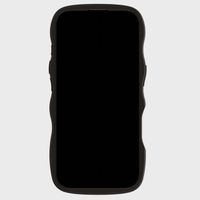 Holdit Wavy Case für das Apple iPhone 16 Pro - Black / Transparent