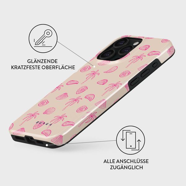 Burga Tough Back Cover für das iPhone 15 Pro - Beach Please