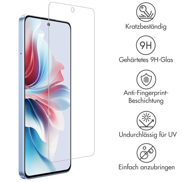 Accezz Screen Protector aus gehärtetem Glas für das Oppo Reno 11 F