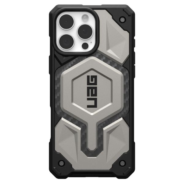 UAG Monarch Pro Backcover für das iPhone 16 Pro Max - Titanium