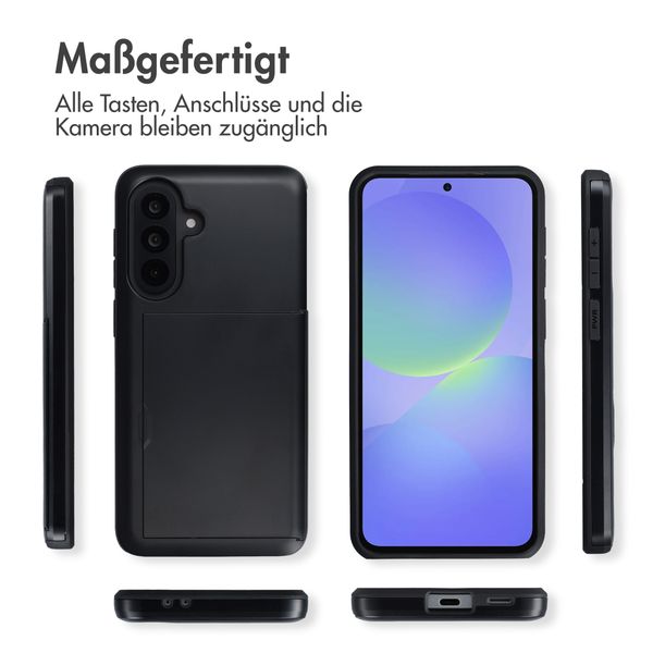 imoshion Backcover mit Kartenfach Samsung Galaxy A37 (5G) - Schwarz