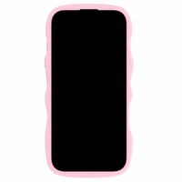 Holdit Wavy Case für das iPhone 16 Pro Max - Pink / Transparent