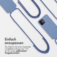 imoshion Color Backcover mit abnehmbarem Handykette und MagSafe Apple iPhone 12 (Pro) - Ash Blue