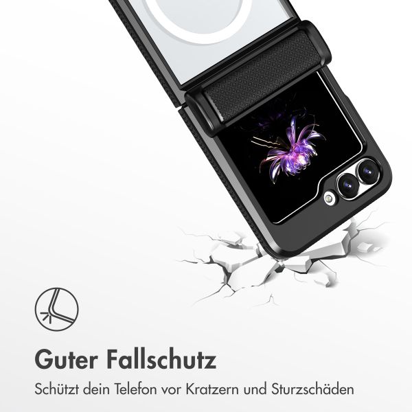 imoshion Rugged Back Cover mit MagSafe Samsung Galaxy Z Flip 6 - Schwarz