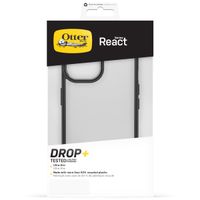 OtterBox React Backcover für das iPhone 15 - Transparent / Schwarz