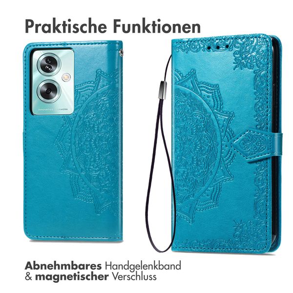 imoshion Mandala Klapphülle Oppo A79 - Türkis