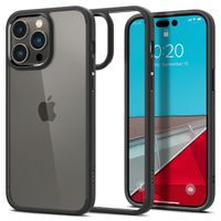 Spigen Crystal Hybrid Backcover für das iPhone 14 Pro Max - Schwarz