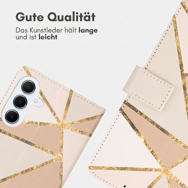 imoshion Design Klapphülle Samsung Galaxy A56 - Beige Graphic