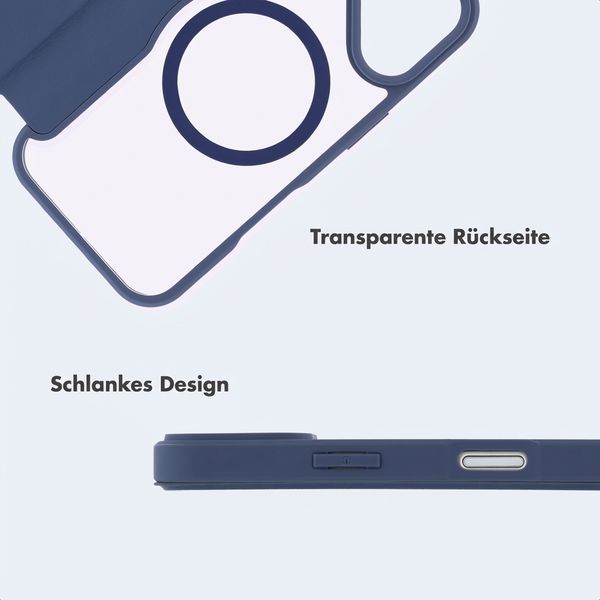 imoshion Transparente Bookcase mit MagSafe Apple iPhone 17 - Blau