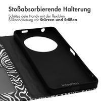 imoshion Design Klapphülle Xiaomi Redmi A3 - Black And White