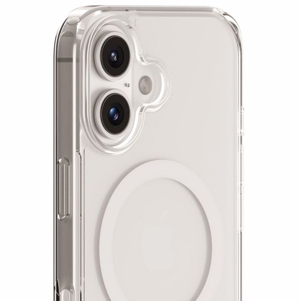 Holdit MagSafe Case für Apple iPhone 16 - Transparent / White