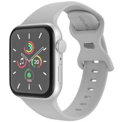 imoshion Silikon-Armband⁺ für  Apple Watch Series 1 t/m 11 / SE / Ultra (44/45/46/49 mm) - Größe M/L - Fog