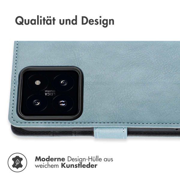 imoshion Luxuriöse Klapphülle Xiaomi 14 - Hellblau