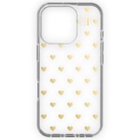 iDeal of Sweden Clear Case für das iPhone 16 Pro - Golden Hearts