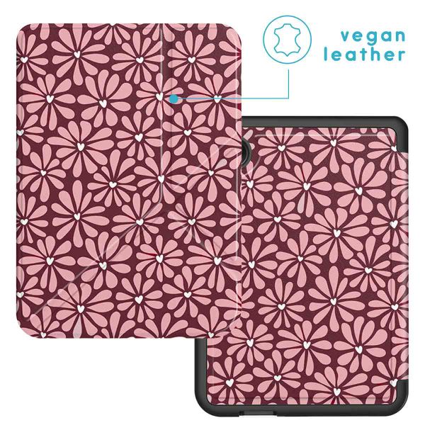 imoshion Design Klappbare Klapphülle Kobo Clara Colour / BW - Bloom Love Blush