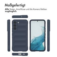 imoshion EasyGrip Back Cover für das Samsung Galaxy S22 - Dunkelblau