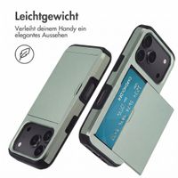 imoshion Backcover mit Kartenfach Apple iPhone 18 Pro / 17 Pro - Grün