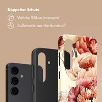 Selencia Vivid Back Cover Samsung Galaxy S24 - Vintage Peony