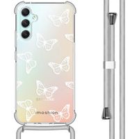 imoshion Design Hülle mit Band für das Samsung Galaxy A34 (5G) - Butterfly