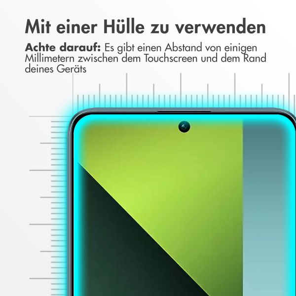 Accezz Screen Protector aus gehärtetem Glas für das Xiaomi Poco X6 Pro