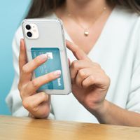 imoshion Soft Case Back Cover mit Kartenfach Galaxy A71 -Transparent