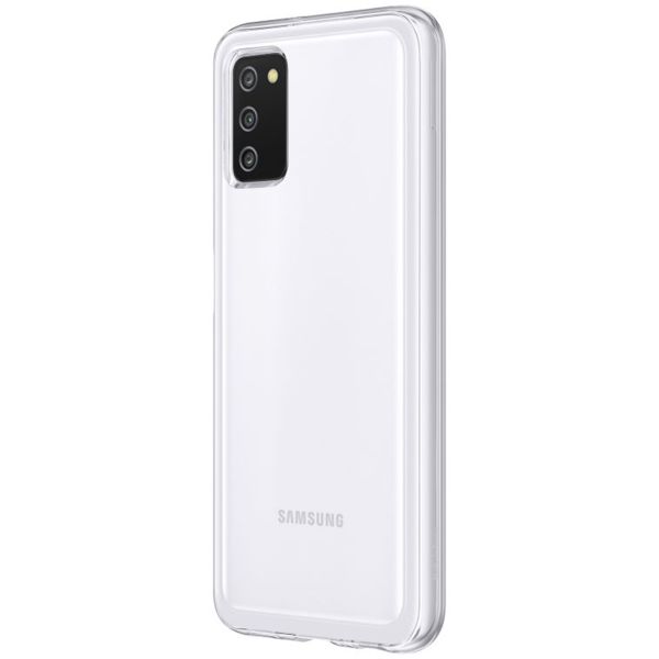 Samsung Original Silicone Clear Cover für das Galaxy A03s - Transparent