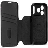 Decoded 2 in 1 Leather Klapphülle MagSafe Apple iPhone 18 Pro / 17 Pro - Black