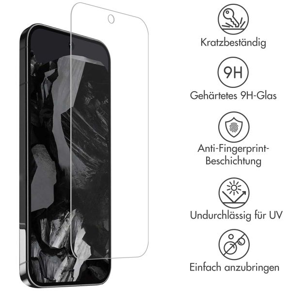 Accezz Screen Protector aus gehärtetem Glas für das Google Pixel 9 Pro XL / 10 Pro XL