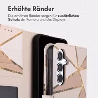 imoshion Design Klapphülle Samsung Galaxy A35 - Beige Graphic