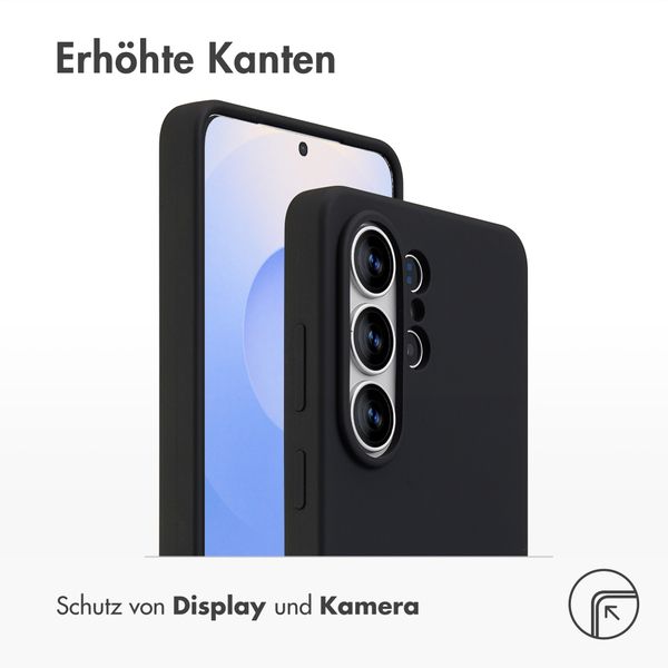 Accezz Liquid Silikoncase mit MagSafe Samsung Galaxy S26 Ultra - Schwarz