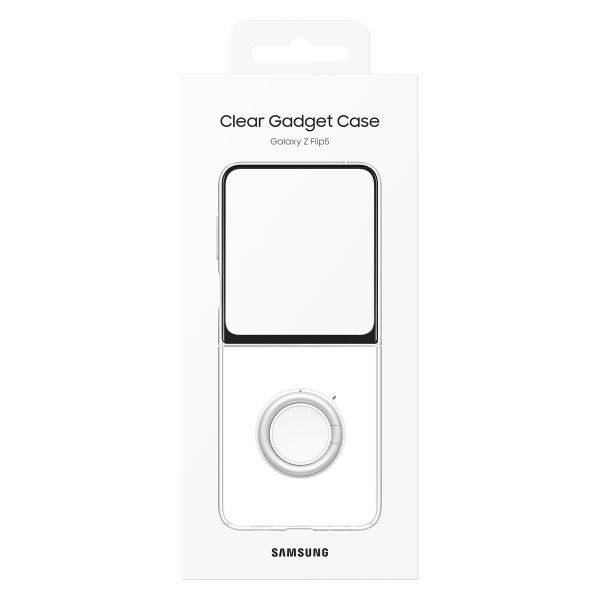 Samsung Original Clear Gadget Backcover für das Galaxy Z Flip 5 - Transparent