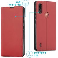 imoshion Slim Folio Klapphülle Motorola Moto E7i Power - Rot