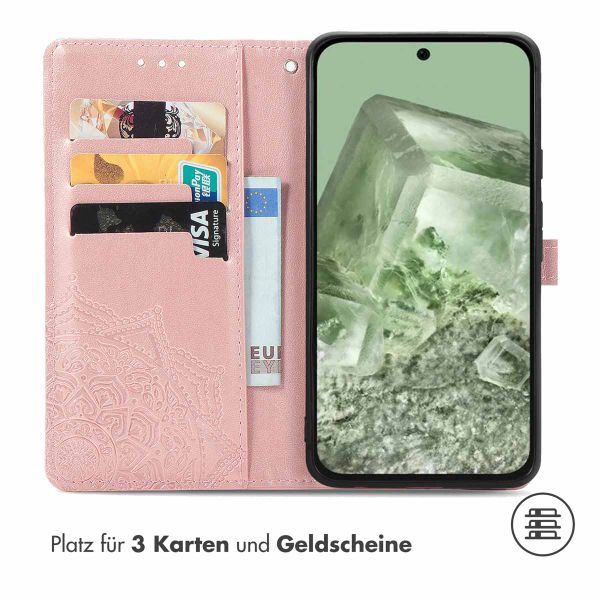 imoshion Mandala Klapphülle Google Pixel 8a - Rosé gold