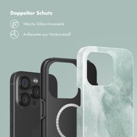 Selencia Vivid Rückabdeckung mit MagSafe Apple iPhone 15 Pro - Marble Grayed Jade