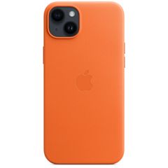 Apple Leder-Case MagSafe Apple iPhone 14 Plus - Orange