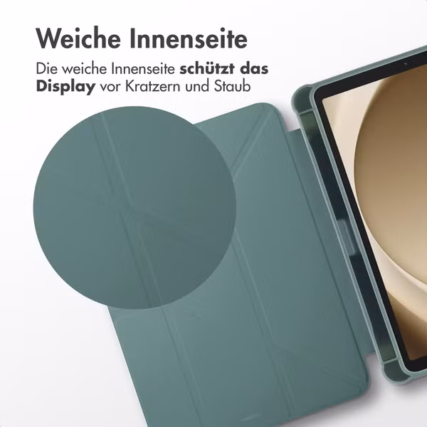imoshion Origami Klapphülle Samsung Galaxy Tab A11 - Dunkelgrün