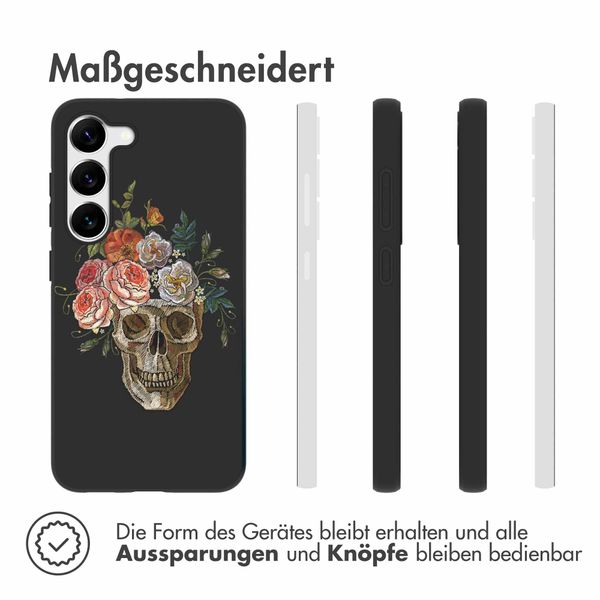 imoshion Design Hülle für das Samsung Galaxy S23 - Skull - Multicolor