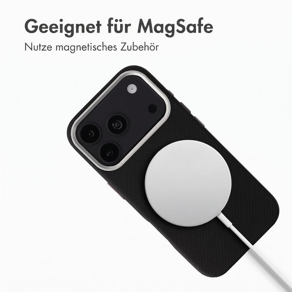 Accezz Mesh Backcover mit MagSafe Apple iPhone 17 Pro Max - Schwarz