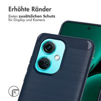 imoshion Brushed Back Cover für das OnePlus Nord CE 3 / CE 3 Lite - Dunkelblau