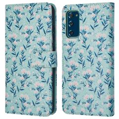 imoshion Design Klapphülle Samsung Galaxy S20 FE - Blue Flowers
