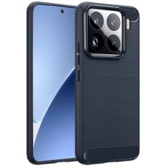 imoshion Brushed Back Cover Xiaomi 15 Pro - Dunkelblau