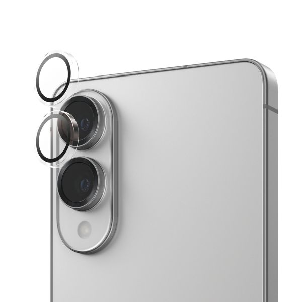 PanzerGlass Kameraprotektor Hoops Optic Rings für das Samsung Galaxy S25 Edge - Transparent