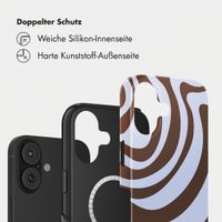 Selencia Vivid Rückabdeckung mit MagSafe Apple iPhone 16 - Dream Swirl Chocolate