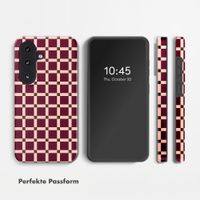 Selencia Vivid Back Cover Samsung Galaxy S26 - Check This Burgundy