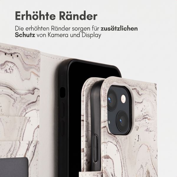 imoshion Design Klapphülle Apple iPhone 13 - Sandy Marble