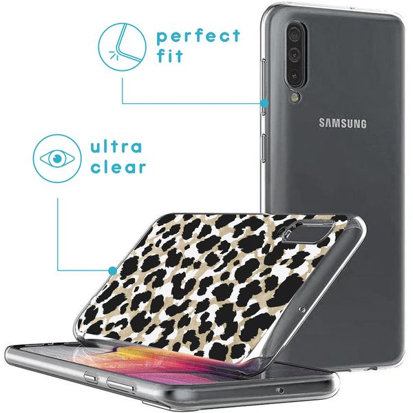 imoshion Design Hülle Samsung Galaxy A50 / A30s - Golden Leopard
